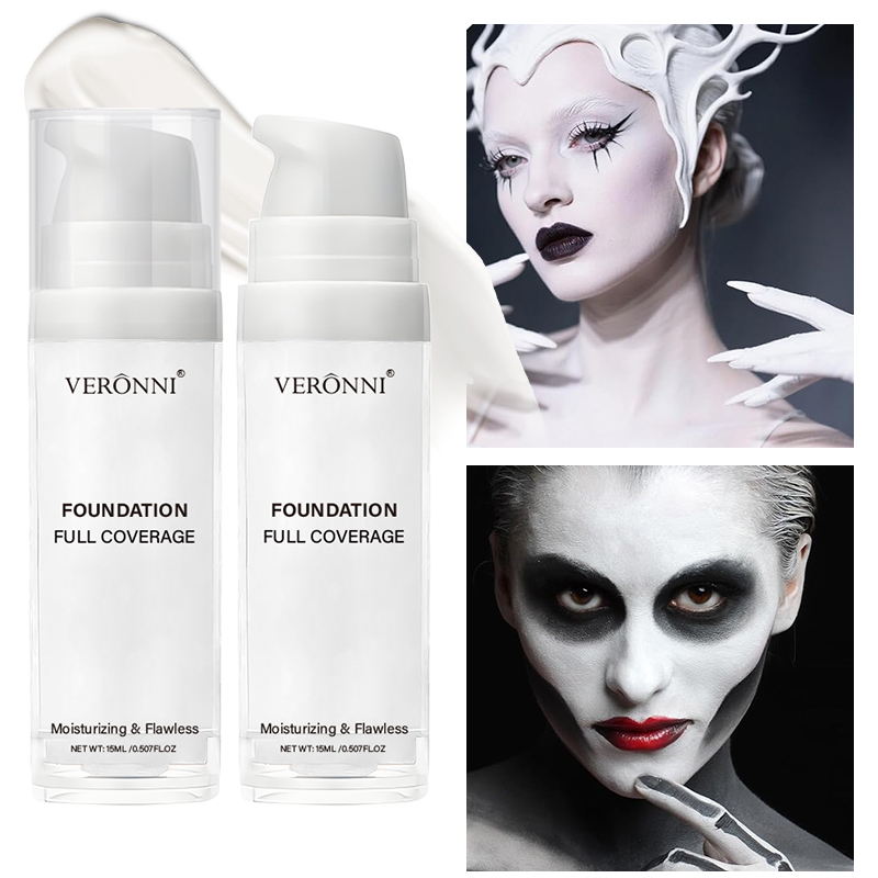 Correction Fluid White - Base Líquida Branca Pura para Maquiagem
