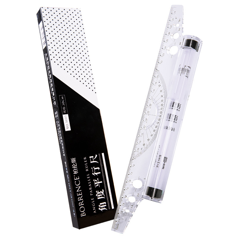 Ruler Set Transparent - Régua de rolo paralela transparente de