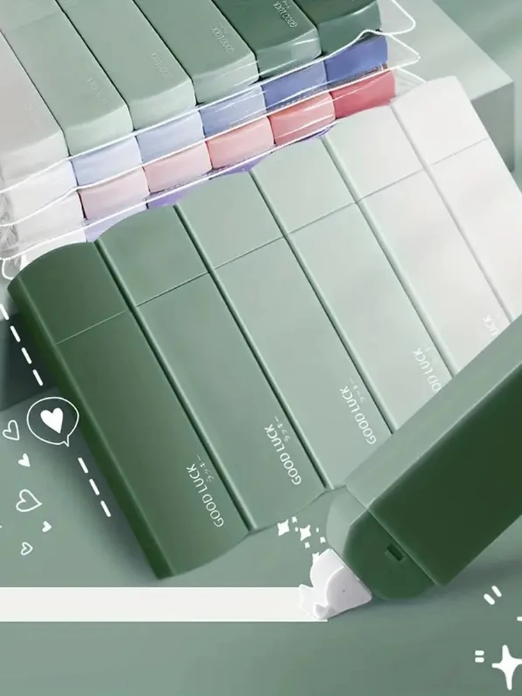 Correction Tape Roller - Fita de Correção de Forma Quadrada,
