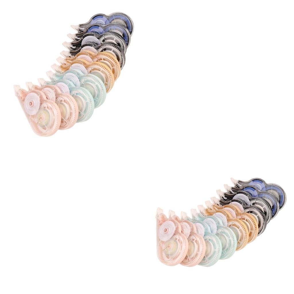 10Pcs 8m x 5mm Rolo fita corre - Correction Tape Roller avaliação e preço