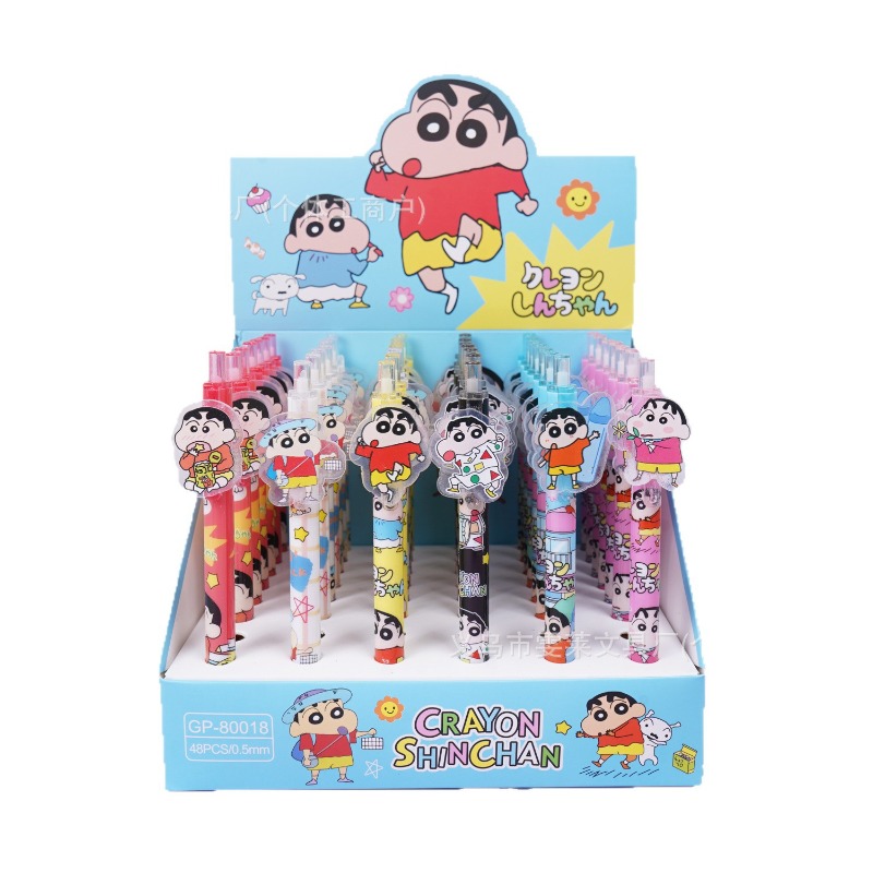Caneta Gel Cartoon Crayon Shin - Stationery Office avaliação e preço