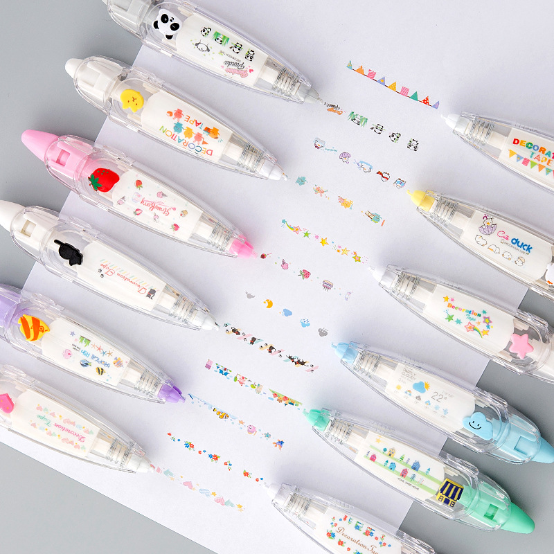 Kawaiiduck panda cereja peixe  - Correction Tape Roller avaliação e preço