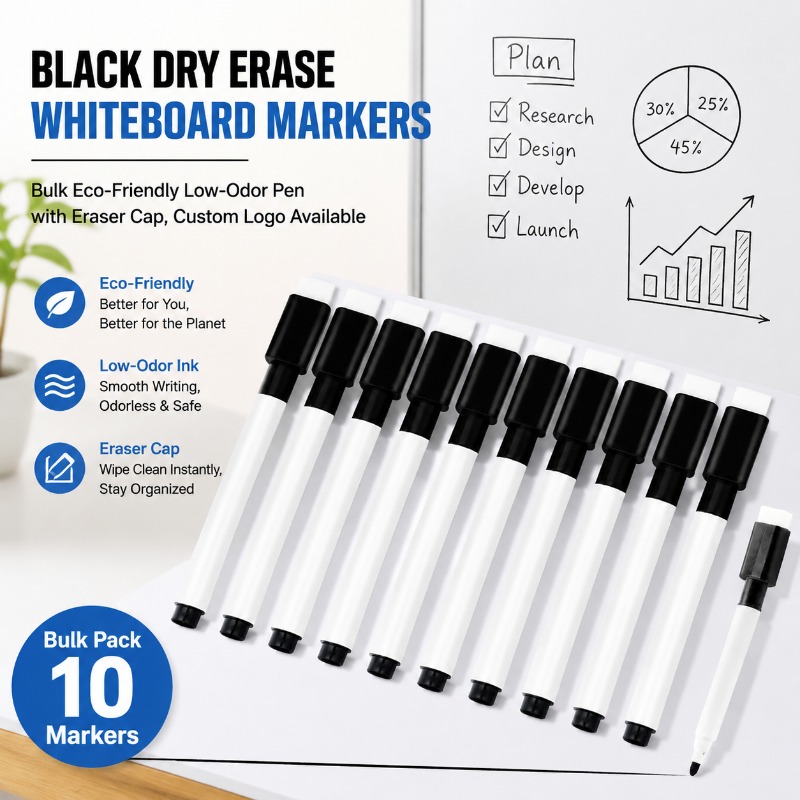 Caneta Marcadora de Quadro Bra - Whiteboard Marker Set avaliação e preço