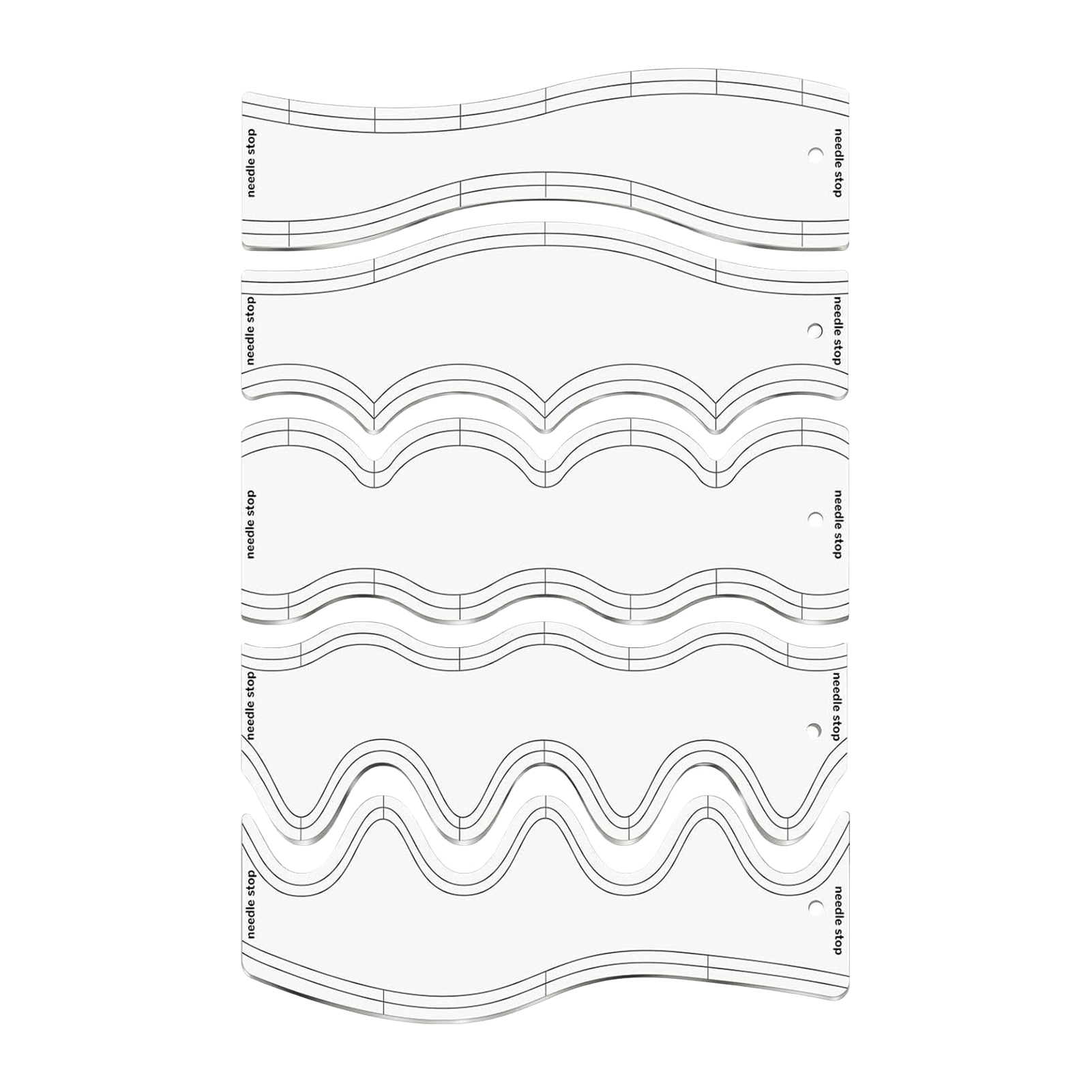 Régua de Precisão Transparente - Ruler Set Transparent avaliação e preço