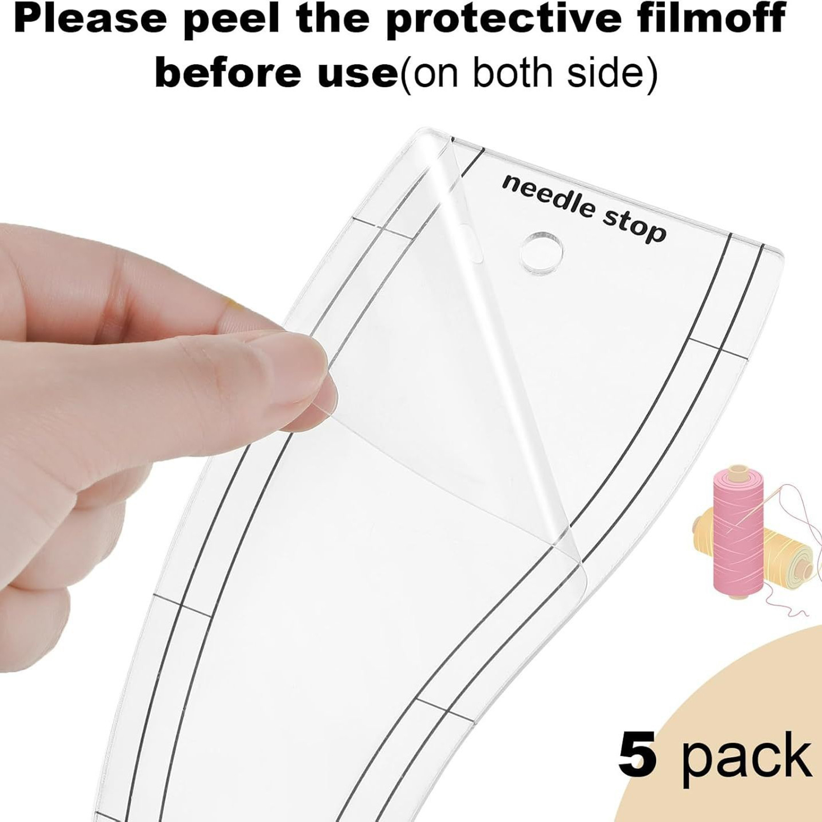 Régua de Precisão Transparente - Ruler Set Transparent avaliação e preço